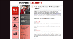 Desktop Screenshot of bouquetcleaners.com